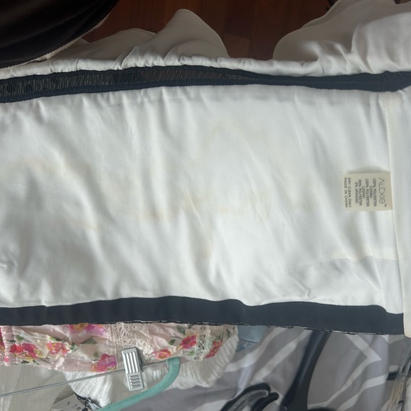 Alexis Black and White Peplum Blouse - Picture 8 of 8